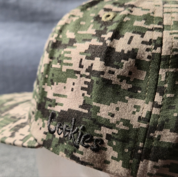 NWOT Cookies Camo Snapback Hat - Picture 2 of 6
